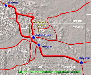 Migration Corridor Map