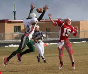 The Sublette County "Frackers" play a practice game